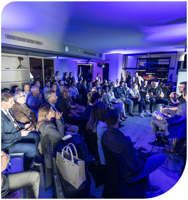 Participantes do BR Nation em evento de networking em Miami
